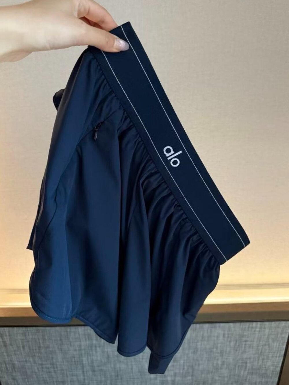 NWT🎯Alo Yoga Match Point Shorts Navy Blue | Size S-M 👒 - Picture 3 of 9